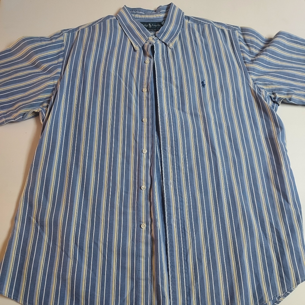 Ralph Lauren XL Button Down Short Sleeve Shirt